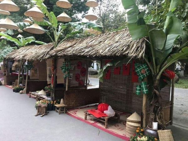 Không gian và sự kiện phù hợp cho ứng dụng gian hàng tre